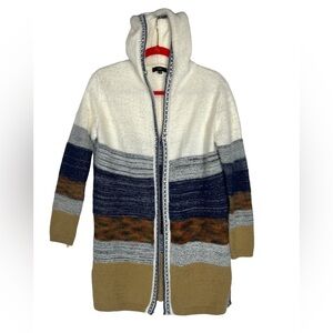 Fate Cardigan Women’s Size S Siena Stitch Detailed Hooded